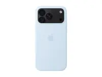 APPLE iPhone 18 Pro Max Silicone Case with MagSafe - Crisp Blue | Apple