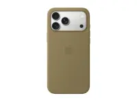 APPLE iPhone 18 Pro Max Silicone Case with MagSafe - Olive | Apple