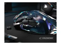Corsair IRONCLAW SE | Gaming Mouse | Wireless/Wired | 2.4GHz, Bluetooth, USB-C | Black – pilt 7