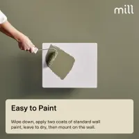 Mill Color Panel Heater | COLOR250 | Panel Heater | 250 W | Suitable for rooms up to 2-5 m² | Matte White | IPX4 – pilt 8
