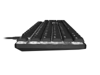 Natec Amberjack | Keyboard | Wired | US | Linear | White backlight, Hot-swappable switches, Anti-ghosting, Built-in memory, Macro recording | Black/Gray
