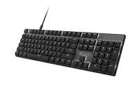 Natec Amberjack | Keyboard | Wired | US | Linear | White backlight, Hot-swappable switches, Anti-ghosting, Built-in memory, Macro recording | Black/Gray – pilt 4