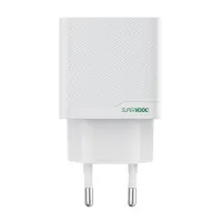 OPPO SUPERVOOC 45W Dual-Port Charger, OSAB4CB4AE, White | Charger – pilt 3