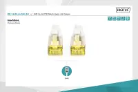 Digitus | CAT 6A S/FTP patch cable, 10 pieces | DK-1644-A-010-10 | S/FTP | Gray – pilt 6