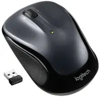 Logitech M325s Wireless Mouse RF Wireless Optical 1000 DPI, Black/Dark Grey