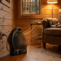 Adler Heater | AD 7761 | Fan Heater | 2000 W | Number of power levels 2 | Black – pilt 5