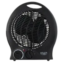 Adler Heater | AD 7761 | Fan Heater | 2000 W | Number of power levels 2 | Black – pilt 6