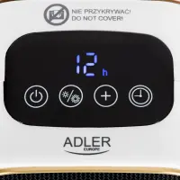 Adler Fan Heater | AD 7762 | Ceramic | 1000 W | Number of power levels 2 | White – pilt 2