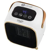 Adler Fan Heater | AD 7762 | Ceramic | 1000 W | Number of power levels 2 | White – pilt 4