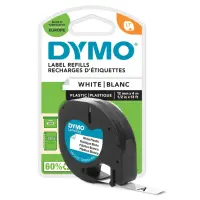 Kleepkirjalint/markeerimislint DYMO LetraTag 91221 12mm x 4m valge plast