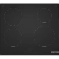 Bosch Seeria 4, laius 59.2 cm, raamita, mattmust - Integreeritav induktsioonpliidiplaat