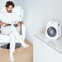 Cecotec ReadyWarm 2000 Max Force White | Fan heater | 2000 W | Number of power levels 2 | Suitable for rooms up to 20 m² | White – pilt 2