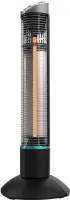 Cecotec ReadyWarm 1000 Power Tower | Halogen Heater | 1000 W | Number of power levels 2 | Black | IP55