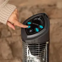 Cecotec ReadyWarm 1000 Power Tower | Halogen Heater | 1000 W | Number of power levels 2 | Black | IP55 – pilt 5