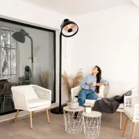 Cecotec ReadyWarm 21000 Carbon Focus | Infrared Heater | 2100 W | Number of power levels 3 | Suitable for rooms up to 20 m² | Black | IP24