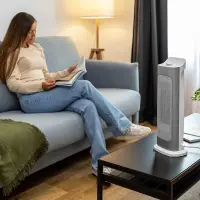 Cecotec ReadyWarm 6700 Ceramic Sky | Ceramic Heater | 2000 W | Number of power levels 3 | Suitable for rooms up to 20 m² | Suitable for rooms up to 45 m³ | White – pilt 3