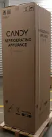 SALE OUT. Candy ECN2CQTEX206 Refrigerator, E, Freestanding, Combi, Height 205cm, Fridge net 289 L, Freezer net 120 L, Stainless steel | SALE OUT. | Candy Refrigerator | ECN2CQTEX206 | Energy efficiency class E | Free standing | Combi | Height 205 cm | No Frost system | Fridge net capacity 289 L | Freezer net capacity 120 L | 38 dB | Stainless Steel | DAMAGED PACKAGING – pilt 2