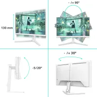 Philips | Evnia 24M2N3201P/00 | 24 " | Fast IPS | FHD | 16:9 | 260 Hz | 1 ms | 1920 x 1080 pixels | 300 cd/m² | HDMI ports quantity 1 | White – pilt 3