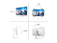 Philips | 27M2N5901A/00 | 27 " | Fast IPS | UHD | 16:9 | 160 Hz | 1 ms | 3840 x 2160 pixels | 350 cd/m² | HDMI ports quantity 2 | White – pilt 8