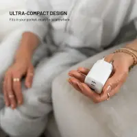Fixed GaN Network Charger Mini with 2xUSB-C and USB output, PD support, 100 W, white | FIXCG100M-2C1A-WH – pilt 5
