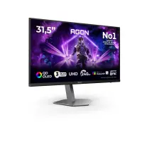 AOC | AG326UZD2 | 32 " | QD-OLED | UHD | 16:9 | 240 Hz | 0.03 ms | 3840 x 2160 pixels | 1000 cd/m² | HDMI ports quantity 1 | Black