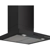 Bosch, Seeria 2, 399 m³/h, laius 59.8 cm, mattmust - Õhupuhasti