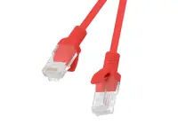 Lanberg Patchcord CAT.5E UTP 0.5M fluke passed 10-pack, Red | PCU5-20CC-0050-R