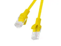 Lanberg Patchcord CAT.5E UTP 0.5M fluke passed 10-pack, Yellow | PCU5-20CC-0050-Y