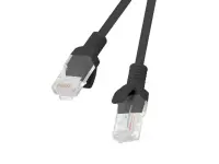 Lanberg Patchcord CAT.5E UTP 1M fluke passed 10-pack, Black | PCU5-20CC-0100-BK