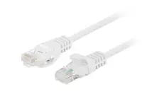 Lanberg Patchcord CAT.5E UTP 0.25M fluke passed 10-pack, White | PCU5-20CC-0025-W