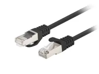 Lanberg Patchcord CAT.6 FTP 0.25M fluke passed 10-pack, Black | PCF6-20CC-0025-BK