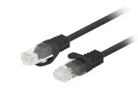 Lanberg Patchcord CAT.6 UTP 1M fluke passed 10-pack, Black | PCU6-20CC-0100-BK – pilt 2