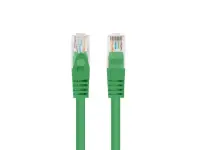 Lanberg Patchcord CAT.6 UTP 1M fluke passed 10-pack, Green | PCU6-20CC-0100-G