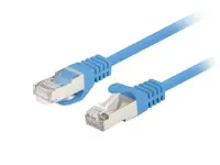 Lanberg Patchcord CAT.6 FTP 0.25M fluke passed 10-pack, Blue | PCF6-20CC-0025-B – pilt 2