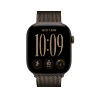 Apple Watch 12, 46 mm, GPS+5G, alumiinium, Milanese Loop, M/L, pronks / pronks - Nutikell