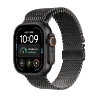 Apple Watch Ultra 4, 49 mm, Titanium Milanese Loop, M, must titaan - Nutikell