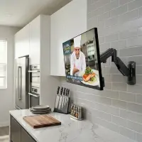 Lindy 40712 monitori kinnitus ja alus 81,3 cm (32") Sein Must