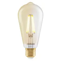 Osram SMART+ MATTER Filament Dimmable Classic Edison 53 824 Gold | E27 | 6 W | Warm White | Wi-Fi