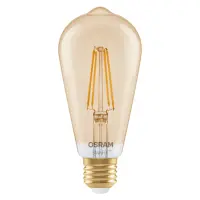 Osram SMART+ MATTER Filament Dimmable Classic Edison 53 824 Gold | E27 | 6 W | Warm White | Wi-Fi – pilt 2