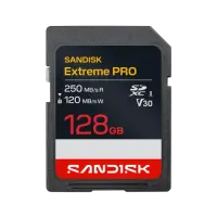 SanDisk Extreme PRO SDXC Memory Card 128GB UHS-I
