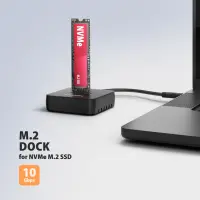 Axagon ADSA-M2C11L HDD/SSD dokkimisjaam USB 3.2 Gen 2 (3.1 Gen 2) Type-C Must – pilt 2