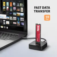 Axagon ADSA-M2C11L HDD/SSD dokkimisjaam USB 3.2 Gen 2 (3.1 Gen 2) Type-C Must – pilt 9