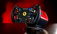 Thrustmaster T818 Ferrari 488 GT3 Simulator Must, Punane USB Juhtpult + pedaalid Analoog/digitaal PC – pilt 7
