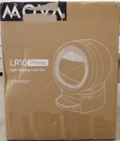 SALE OUT. | MOVA Smart Self-Cleaning Cat Litter Box | MeowgicPod LR10A | White | DAMAGED PACKAGING, DEMO | 24 month(s)