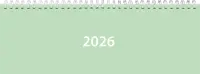 Lauakalender Classic plastkaaned pastelne roheline 00300/40421