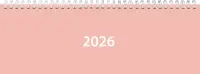 Lauakalender Classic plastkaaned pastelne roosa 00300/40423