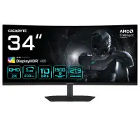 LCD Monitor GIGABYTE 34 " 3440 x 1440 pixels UltraWide Quad HD Native aspect ratio 21:9 LED Curved…
