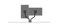 Benq Ergo Dual Monitor Arm BDL01 | Rotation, Tilt | 17-35 " | Maximum weight (capacity) 11 kg | Black – pilt 3
