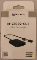 SALE OUT. | Raidsonic 4-in-1 Card Reader with USB 3.2 Gen 1 Type-A + Type-C | IB-CR302-CU3 | DAMAGED PACKAGING