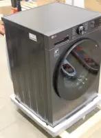 SALE OUT. LG F4X5011TBB Washing machine, A, Front loading, Washing capacity 11 kg, Depth 56.5 cm, 1400 RPM, Black | SALE OUT. | LG Washing machine | F4X5011TBB | Energy efficiency class A | Front loading | Washing capacity 11 kg | 1400 RPM | Depth 57 cm | Width 60 cm | Display | LED | Steam function | Direct drive | Wi-Fi | Matte Black | DAMAGED PACKAGING, DENTED ONE SIDE – pilt 6